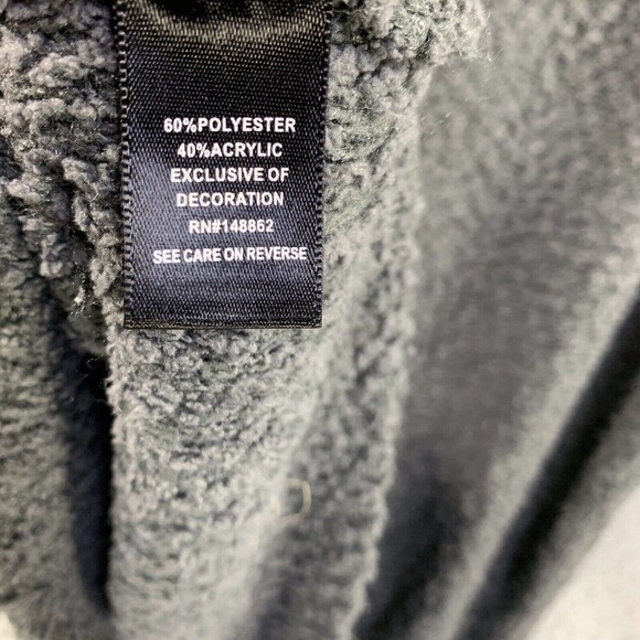 Torrid Sweater Teddy Bear Crew Neck Drop Shoulder "Love" Grey 2 2X 18/20 #B81777 - Picture 9 of 10